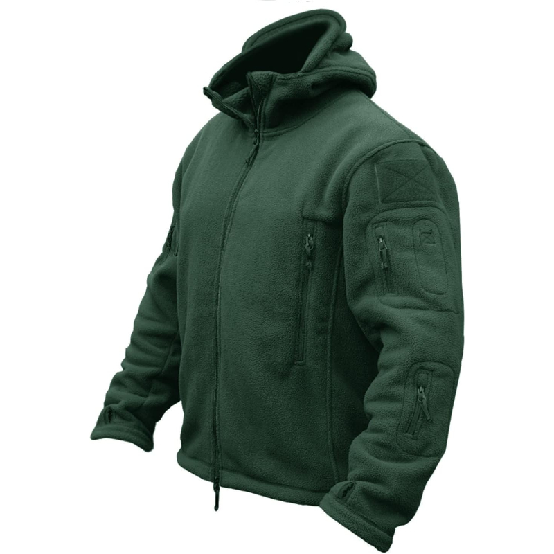 Tactical Fleece Warm Hooded Coat For Men