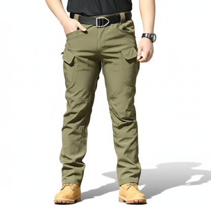 Tactical Style Cargo Pants For Men With Stretch Fit And Pocket Design
