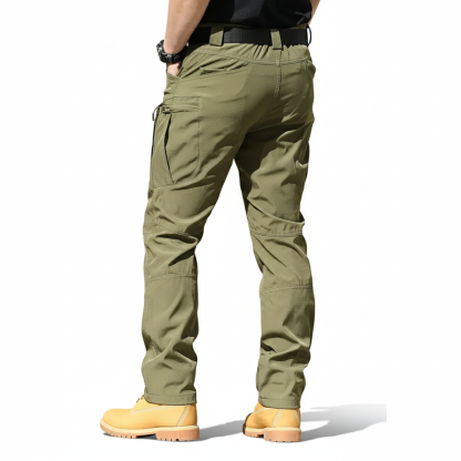 Tactical Style Cargo Pants For Men With Stretch Fit And Pocket Design