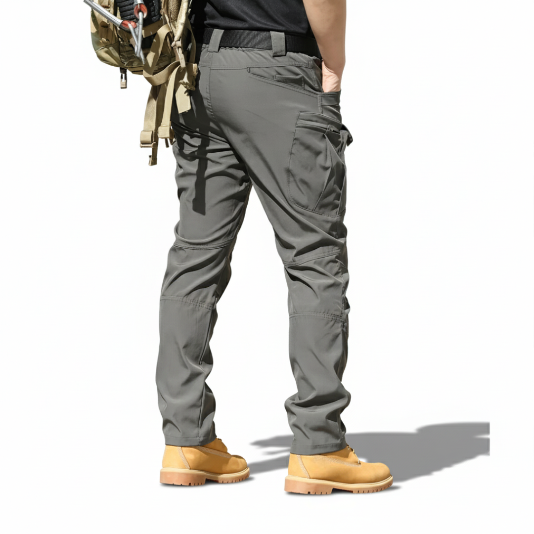 Tactical Style Cargo Pants For Men With Stretch Fit And Pocket Design