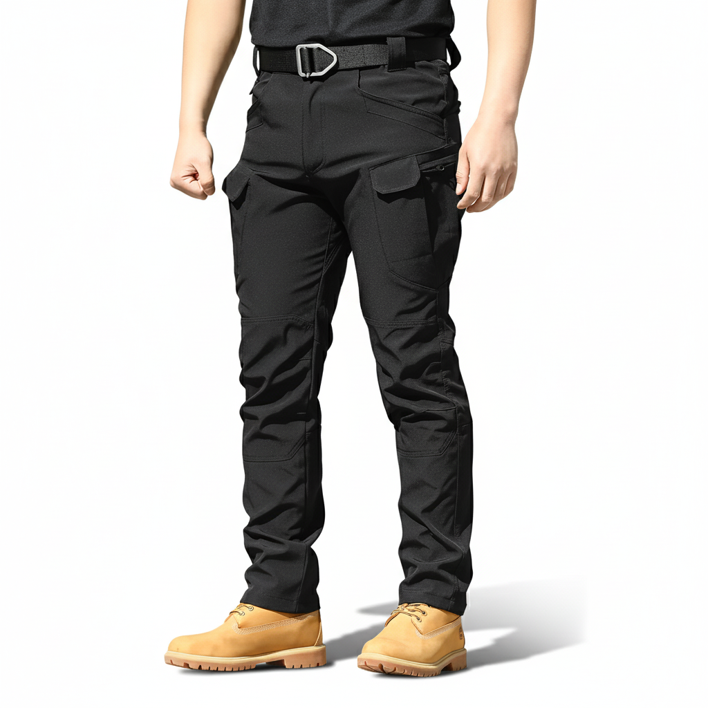 Tactical Style Cargo Pants For Men With Stretch Fit And Pocket Design