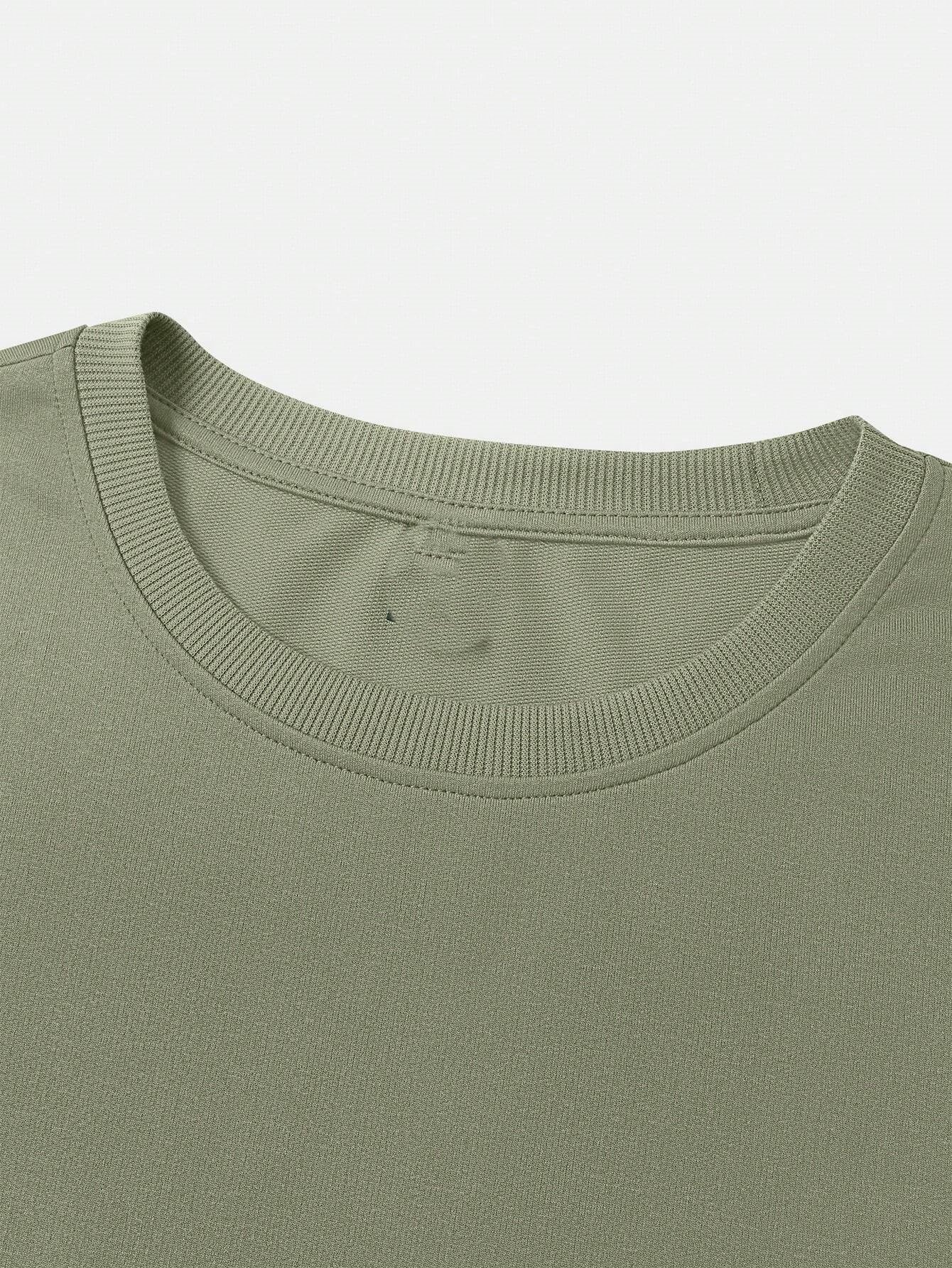 Textured Tee and Drawstring Shorts Ensemble-Vacay Outfit