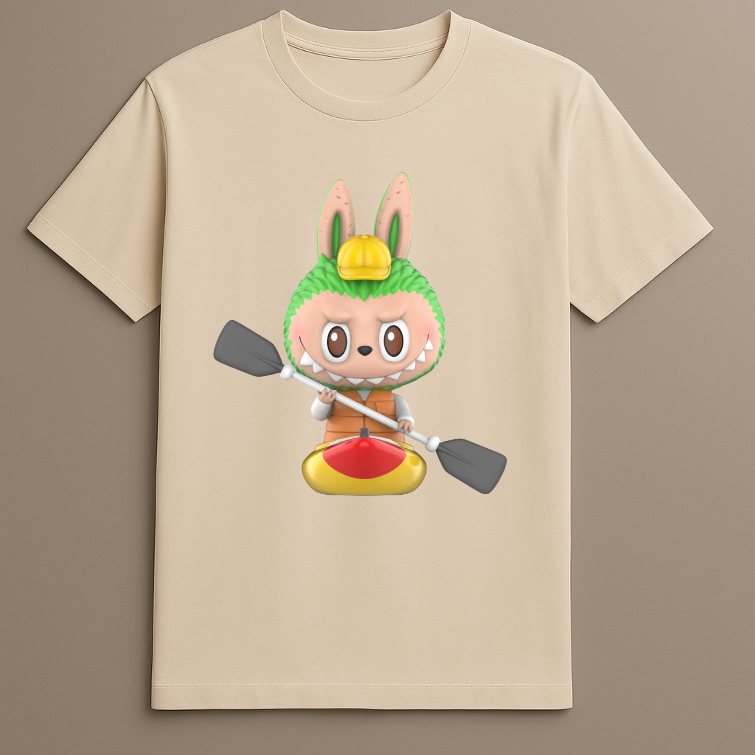 Camping series Labubu graphic shirt