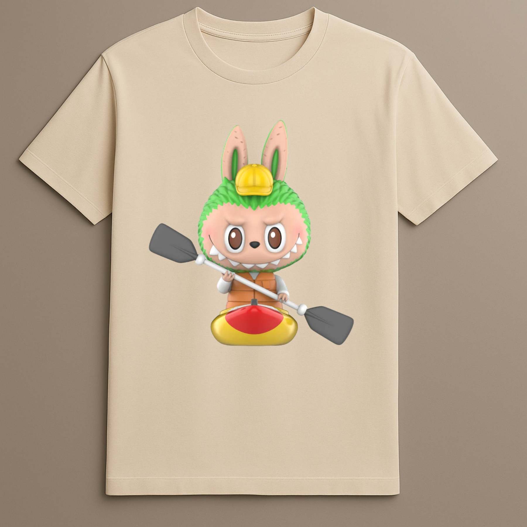 Camping series Labubu graphic shirt