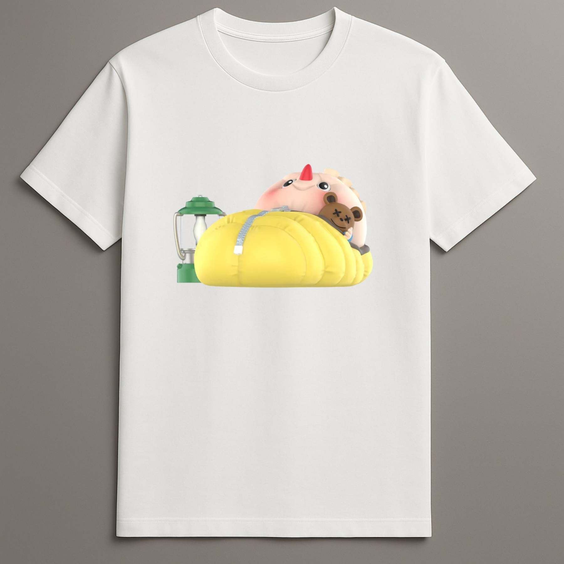 Labubu camping series character tee
