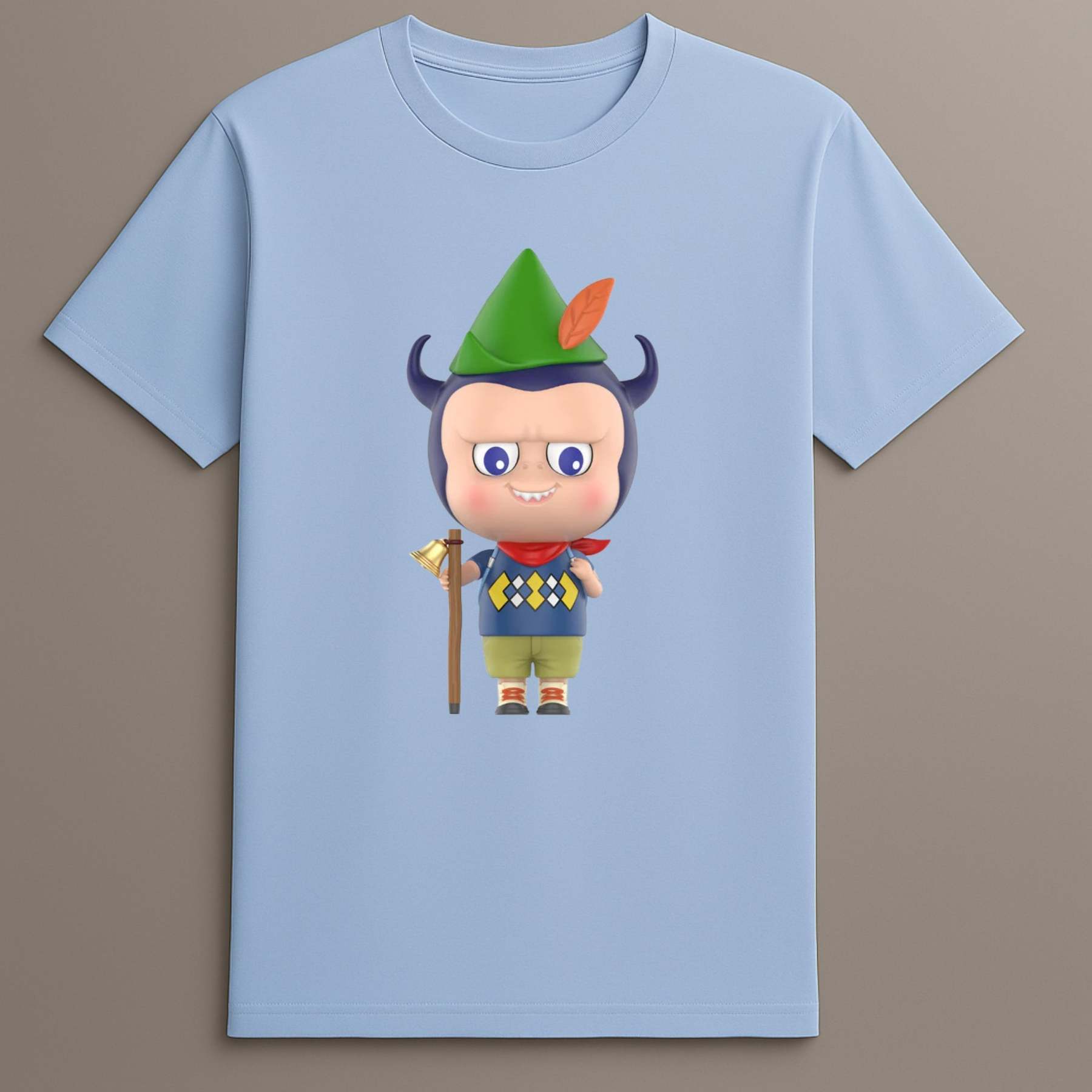 Camping series Labubu adventure tee