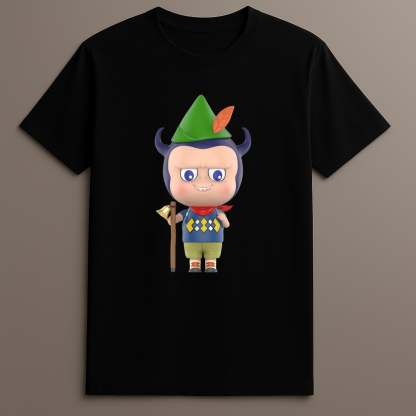 Labubu outdoor printed monster shirt