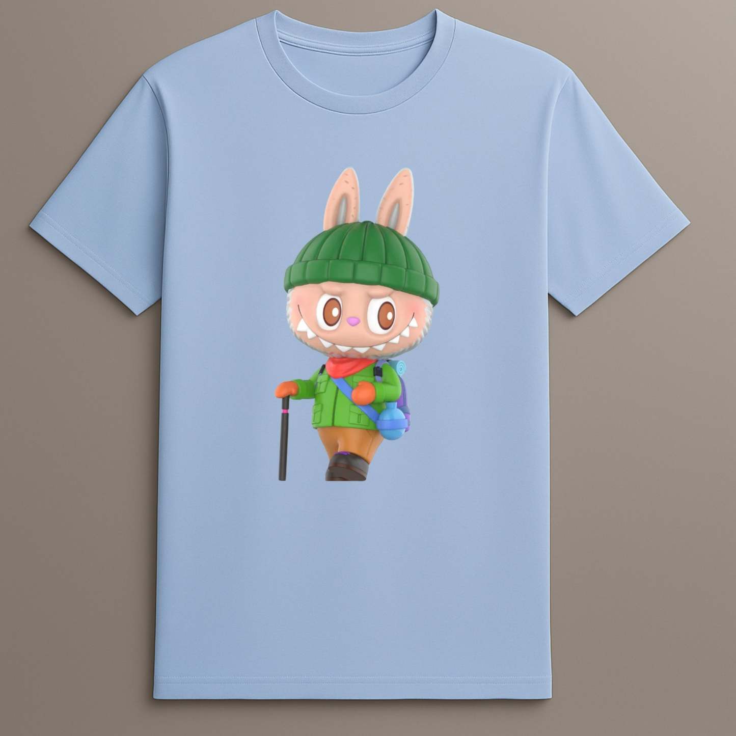 Cute Labubu outdoor adventure tees