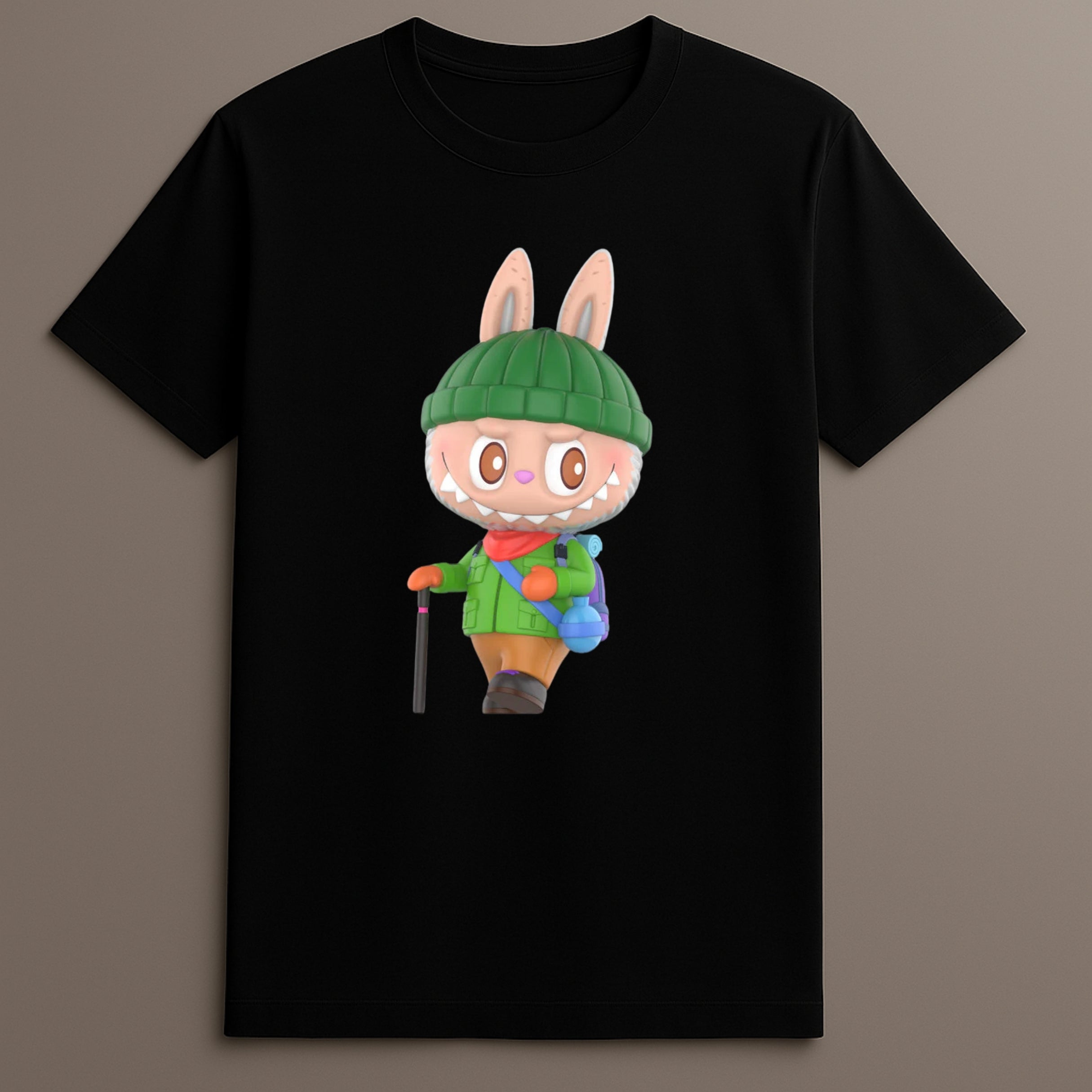 Labubu camping collection character shirts