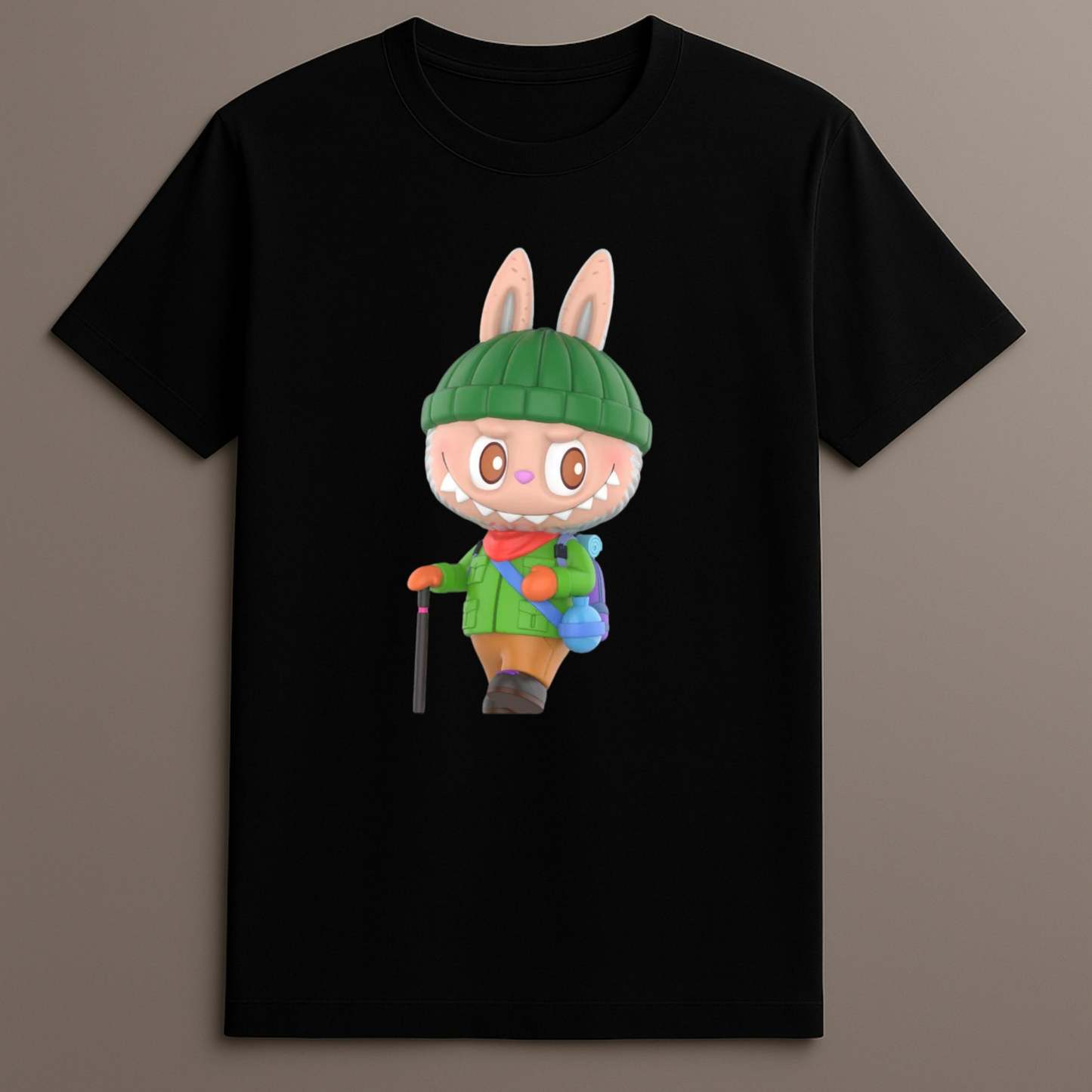 Labubu camping collection character shirts