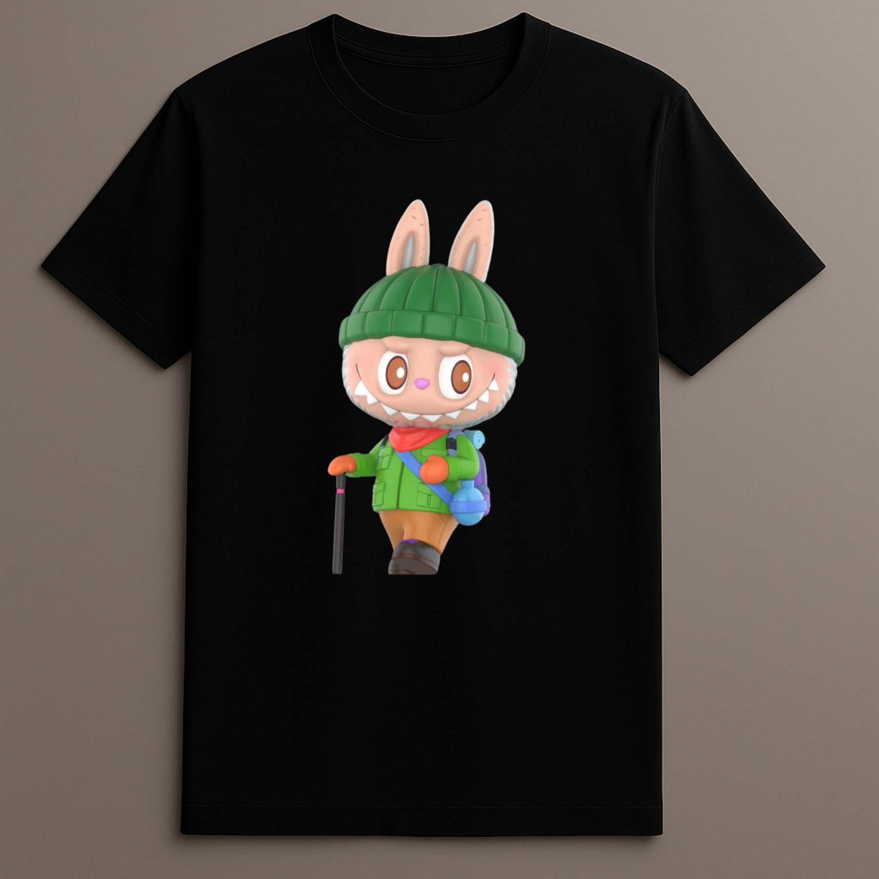 Labubu camping collection character shirts