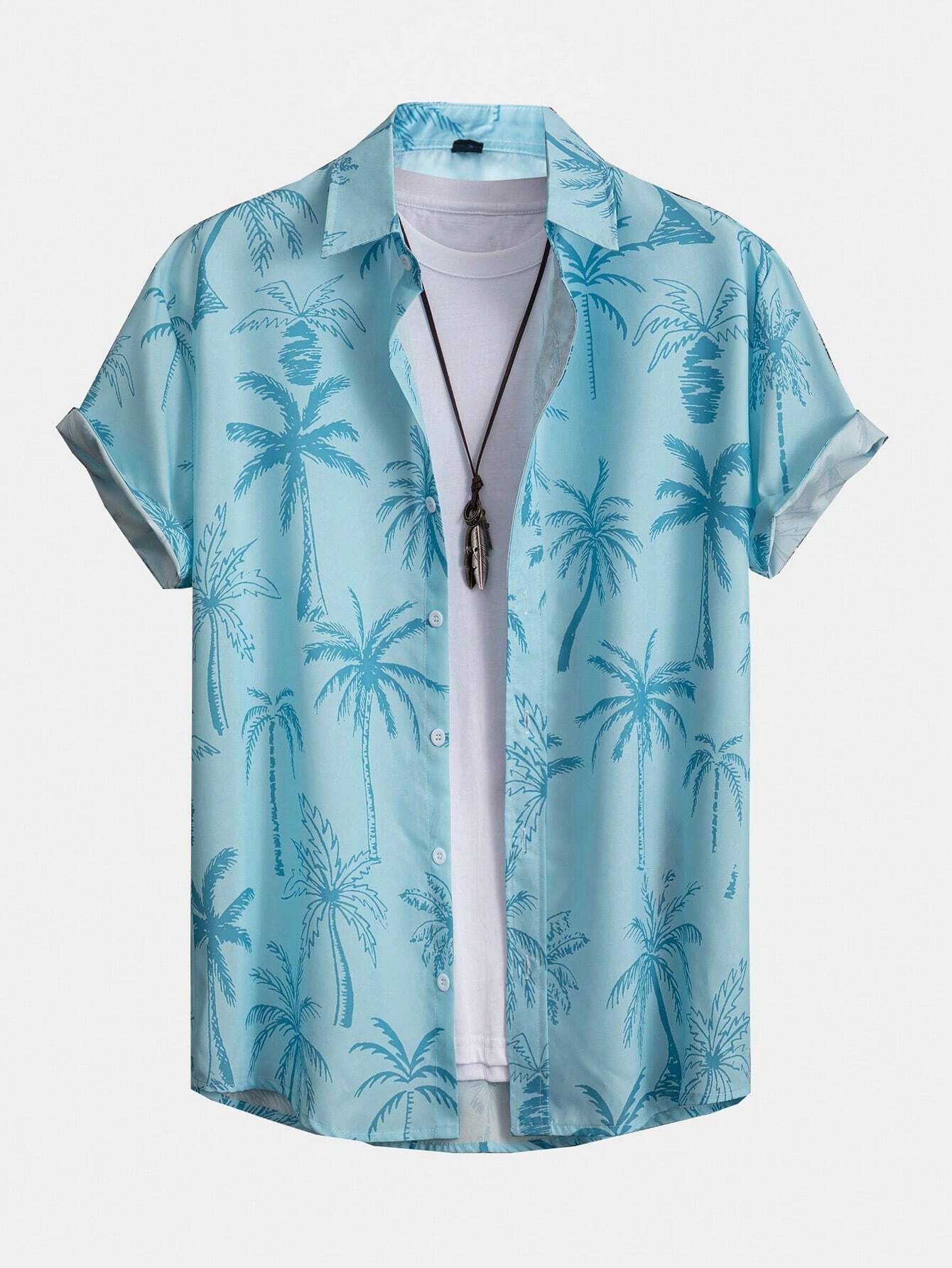 Tropical Graphic Printed Shirts-Vacay Outfit