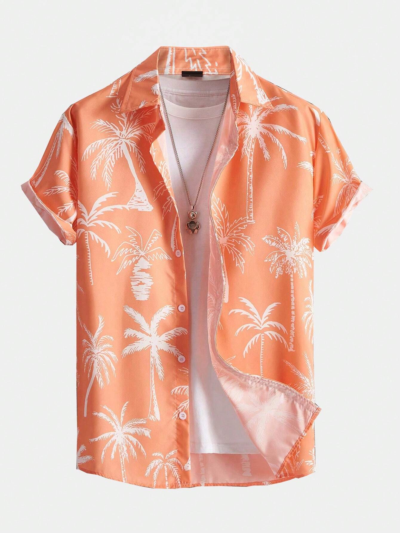 Tropical Graphic Printed Shirts-Vacay Outfit