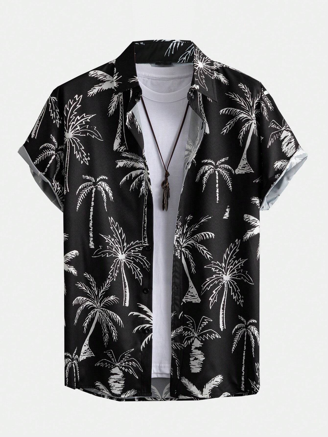 Tropical Graphic Printed Shirts-Vacay Outfit
