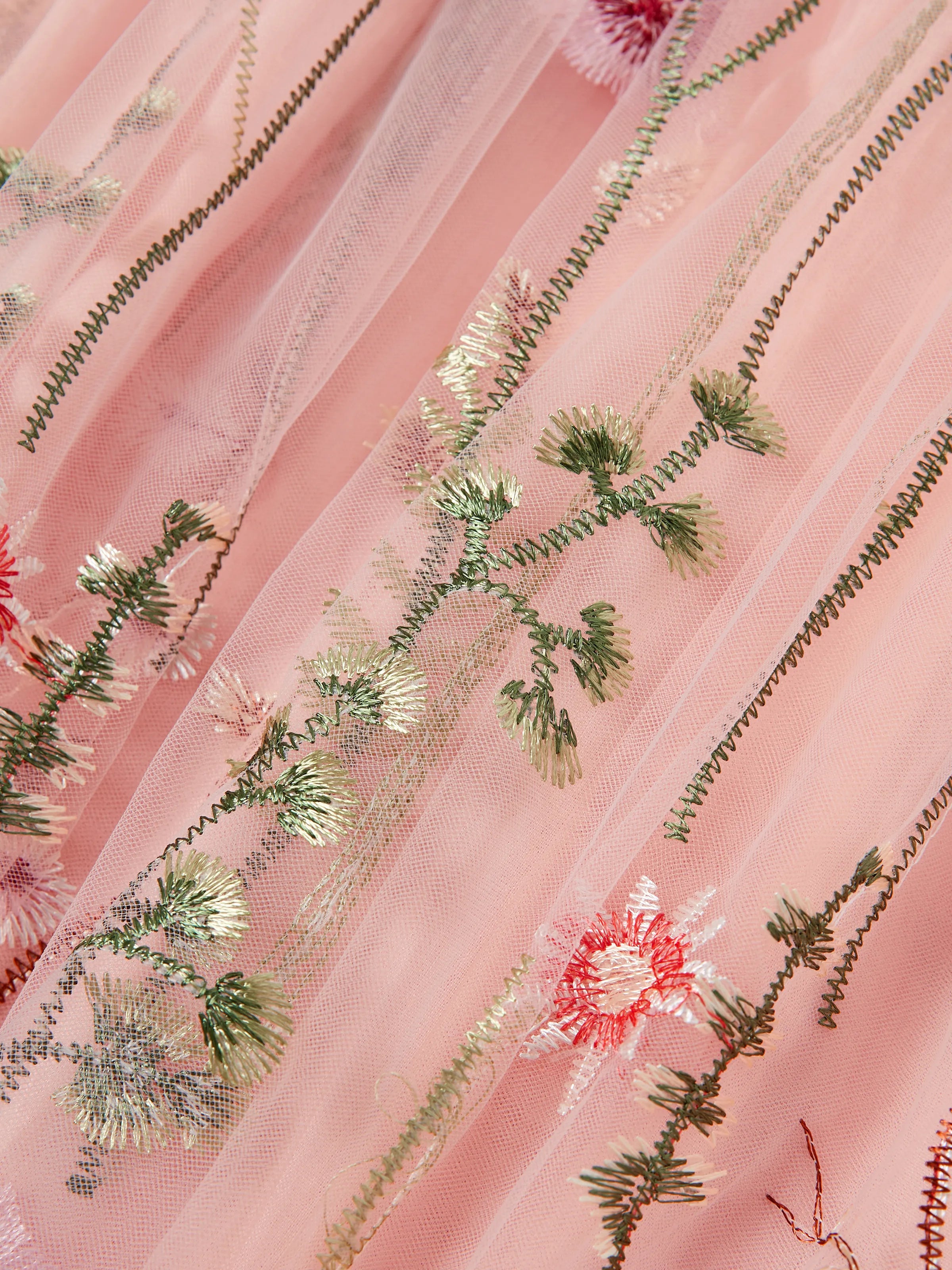 Tulle Strap Dress And Embroidered Cami Tee Family Matching Set-Vacay Outfit