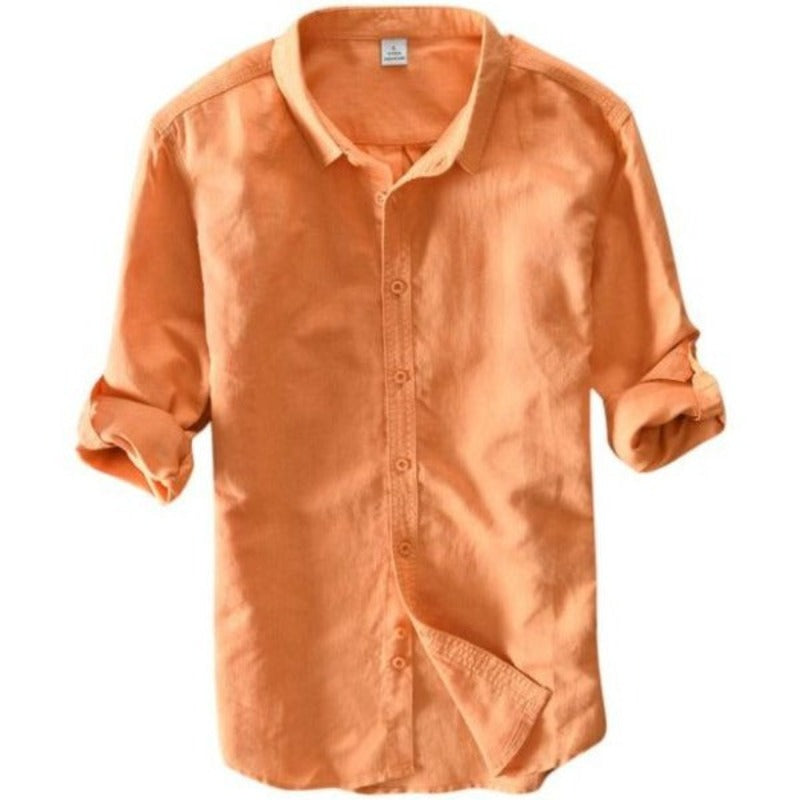 Men's Roll Up Casual Shirt-Vacay Outfit