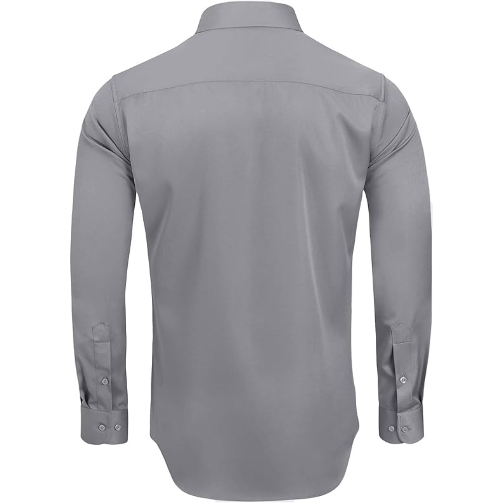 Sleeve And Formal Button Down Shirt Pocket Long For Men