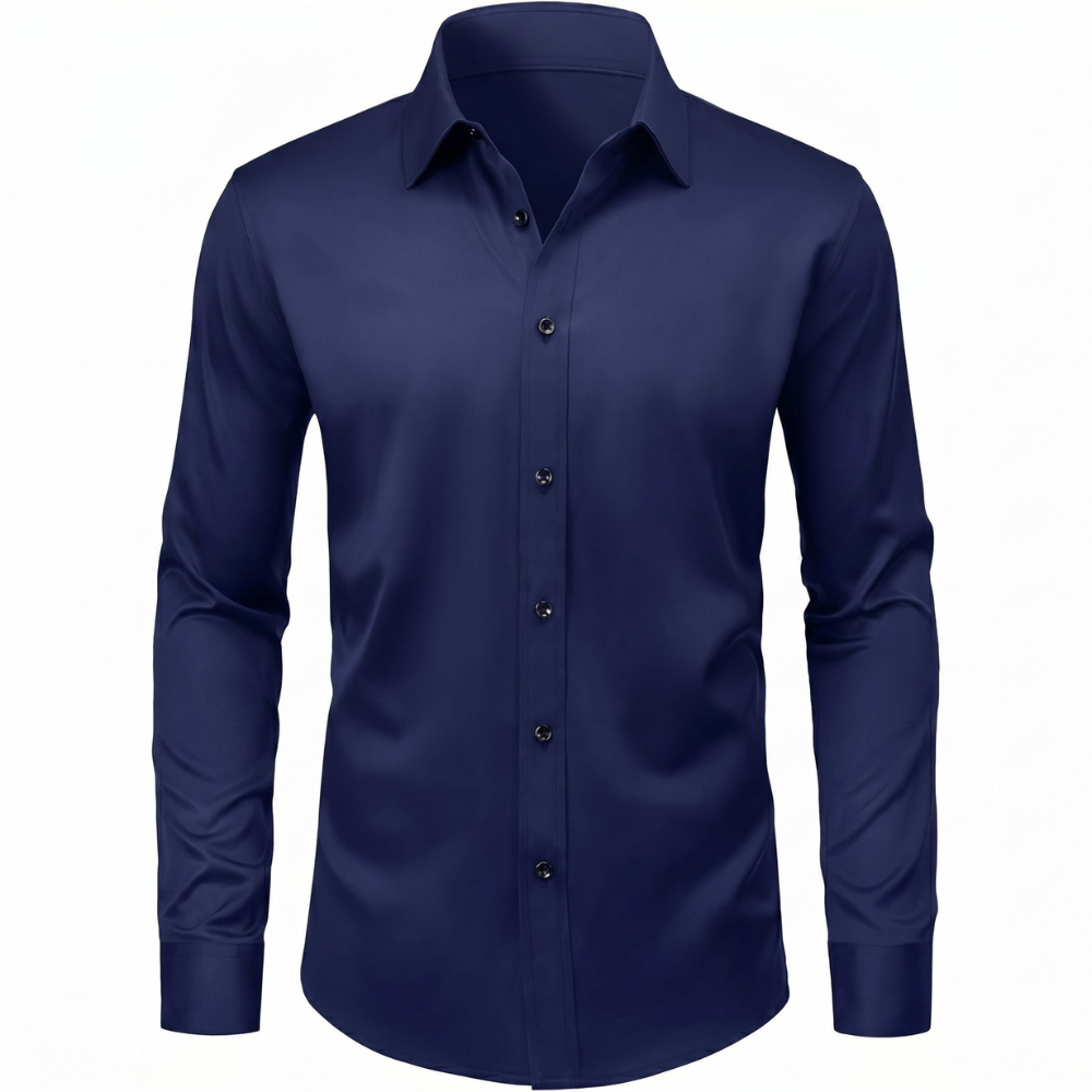 Long And Sleeve Casual Button Down Shirt For Men