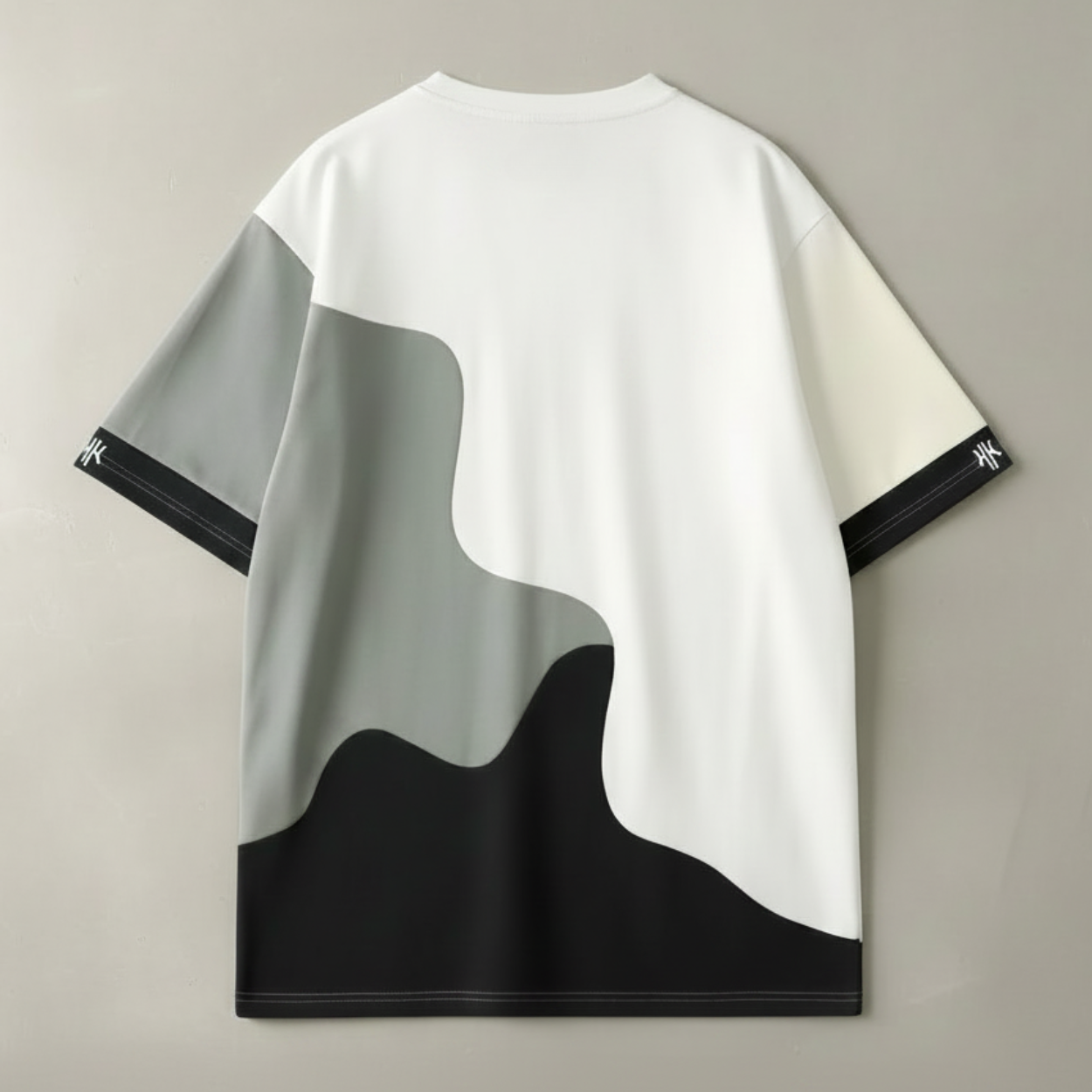 Contrast Short Sleeve Round T Shirt For Men