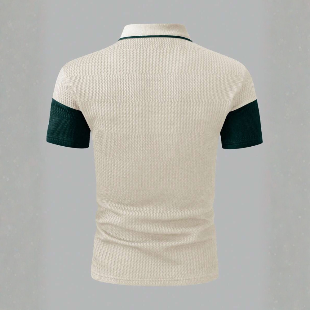 Buttoned Knitted Casual Golf Polo T Shirt For Men