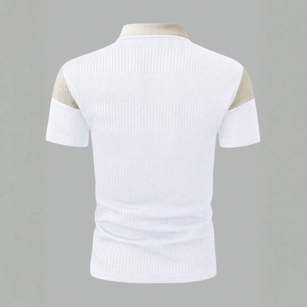 Buttoned Knitted Casual Golf Polo T Shirt For Men