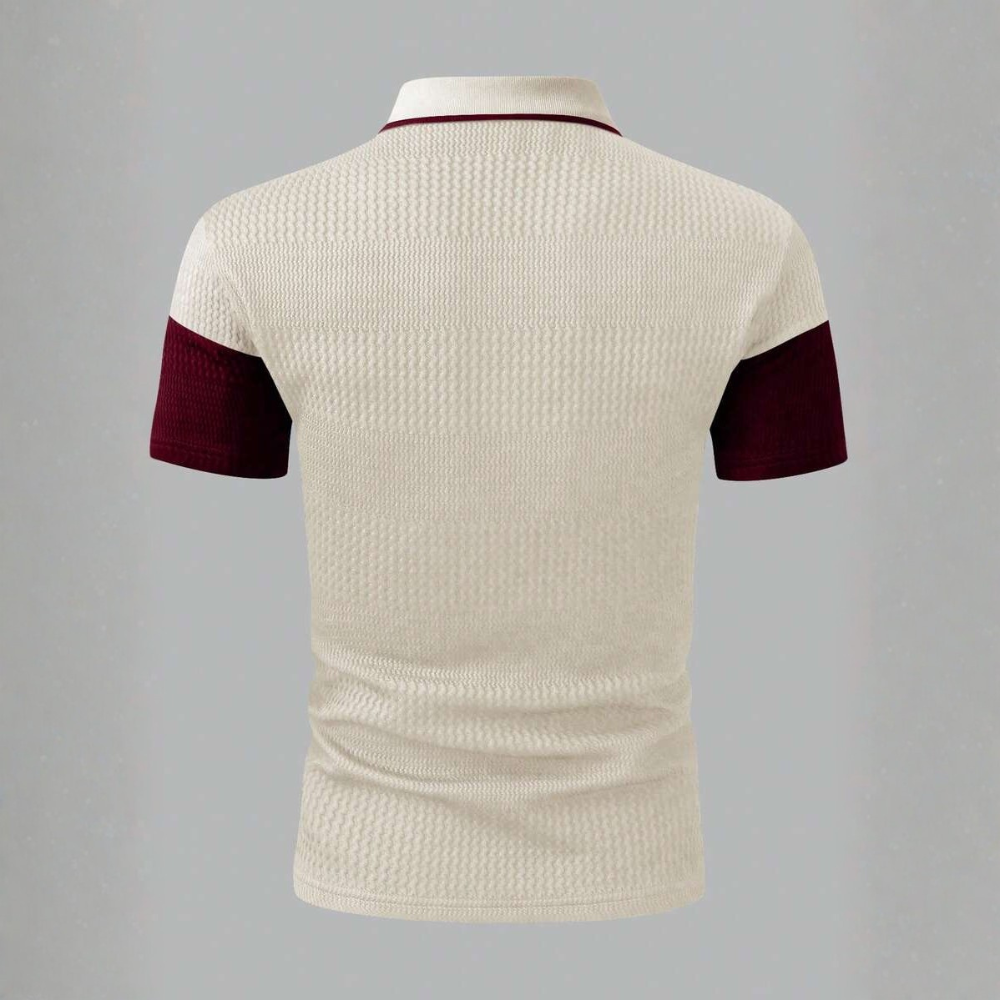Buttoned Knitted Casual Golf Polo T Shirt For Men