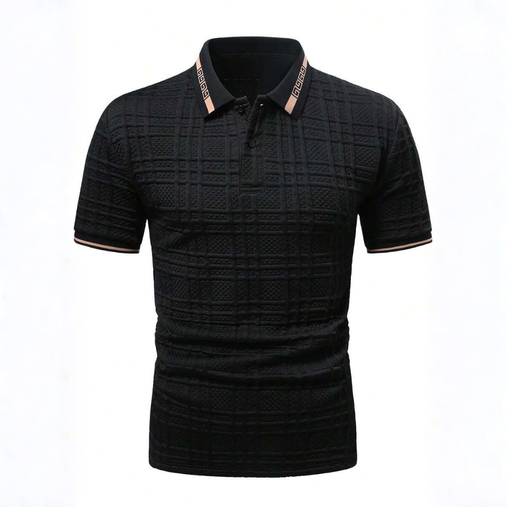 Knitted Buttoned Casual Golf Polo T Shirt For Men