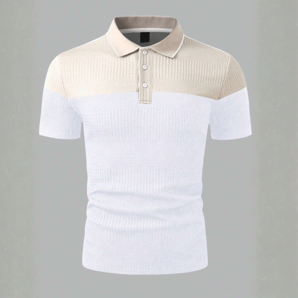 Buttoned Knitted Casual Golf Polo T Shirt For Men