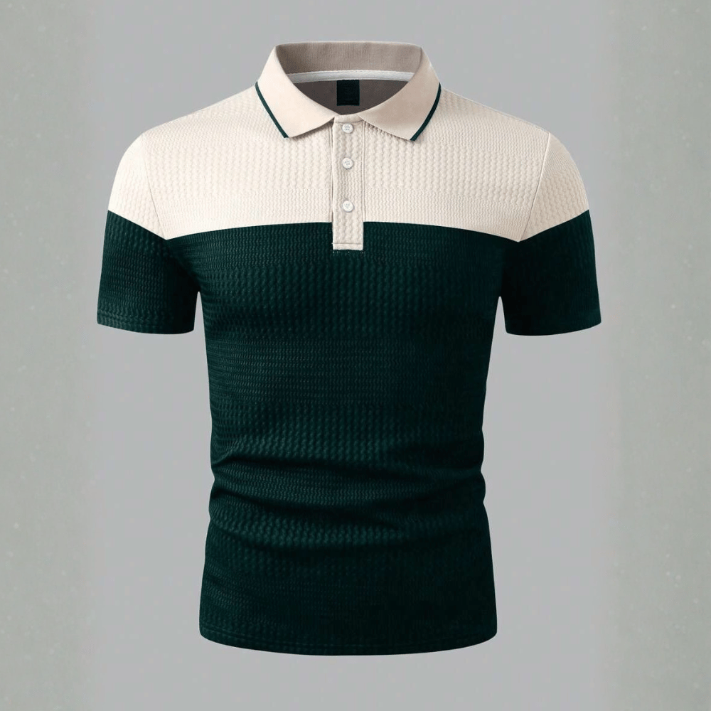 Buttoned Knitted Casual Golf Polo T Shirt For Men