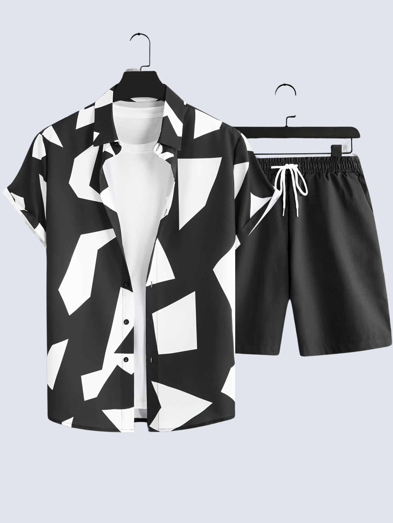 Geometric Pattern Summer 2 Piece Set-Vacay Outfit