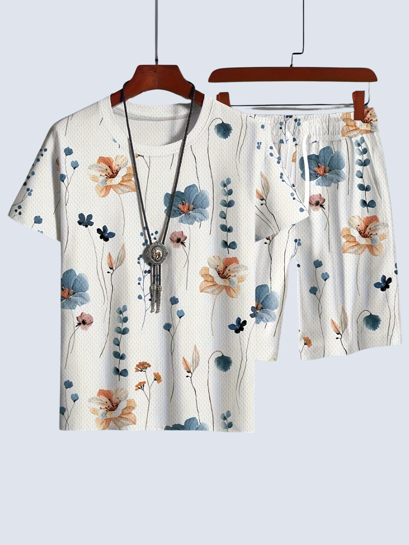 Floral Print Summer 2 Piece Set-Vacay Outfit