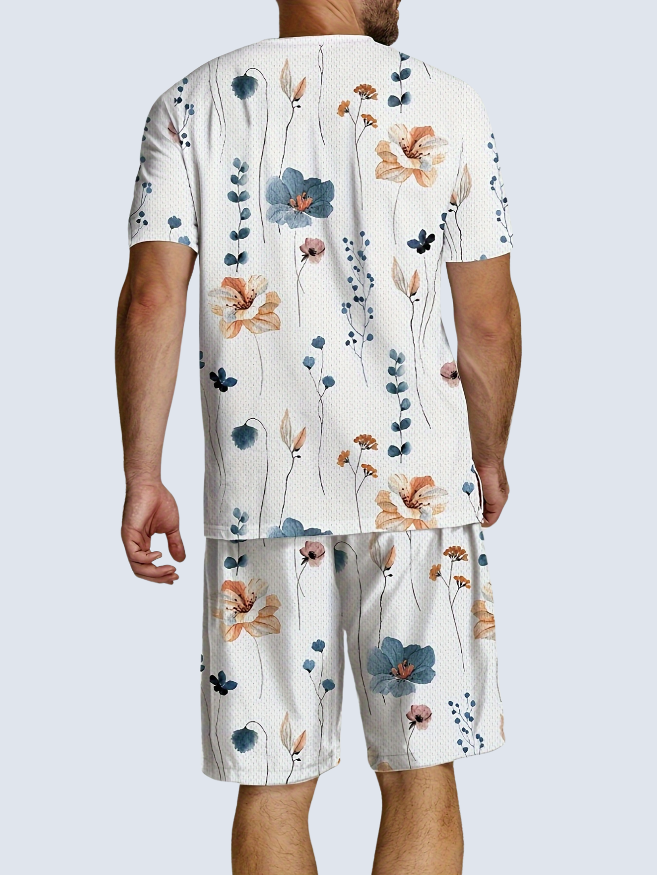 Floral Print Summer 2 Piece Set-Vacay Outfit