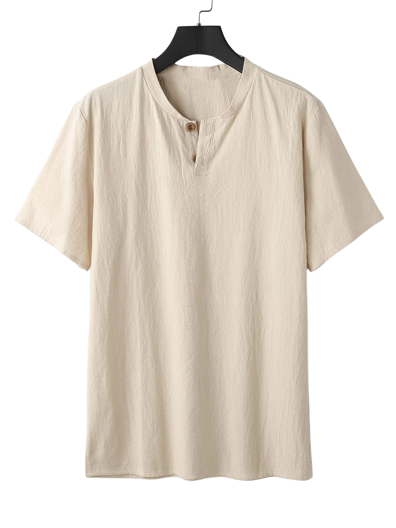 Solid Colored V-Neck  Shirt-Vacay Outfit