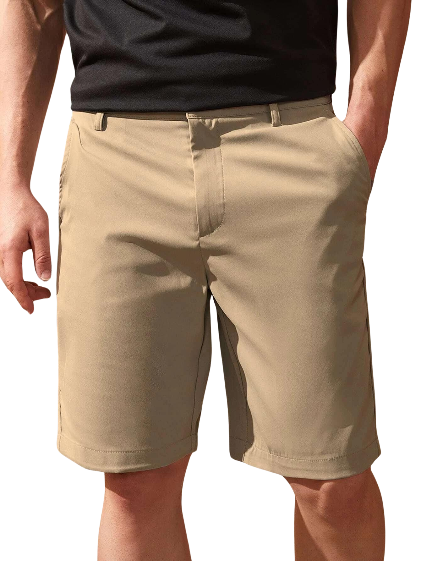Casual Sleek Executive Shorts-Vacay Outfit