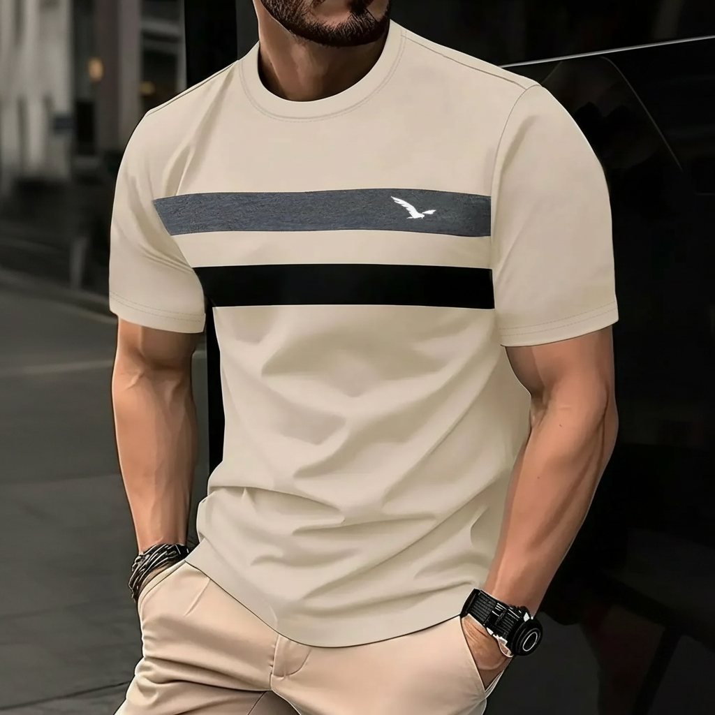 Short Sleeve Round T Shirt For Men