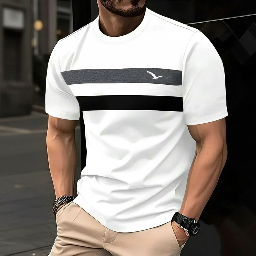 Short Sleeve Round T Shirt For Men