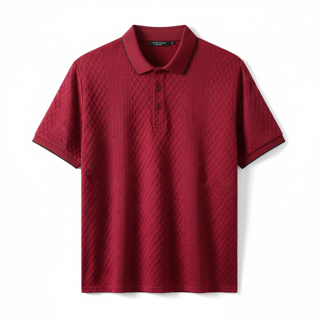 Casual Patch Up Half Placket Polo T Shirt For Men