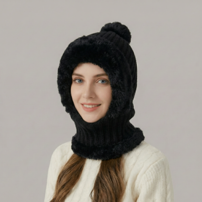 3 In 1 Beanie With Scarf And Mask Set