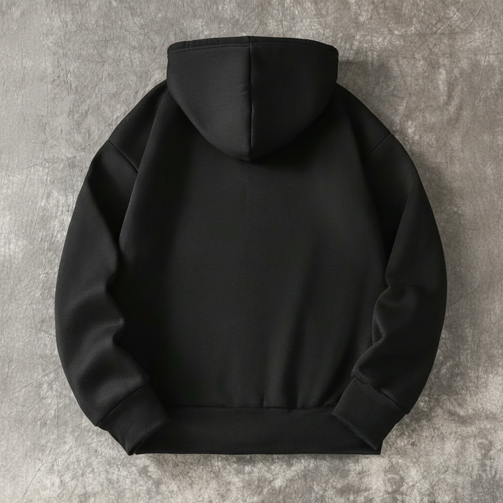 Casual Loose Fit Zip Up Hoodie For Men
