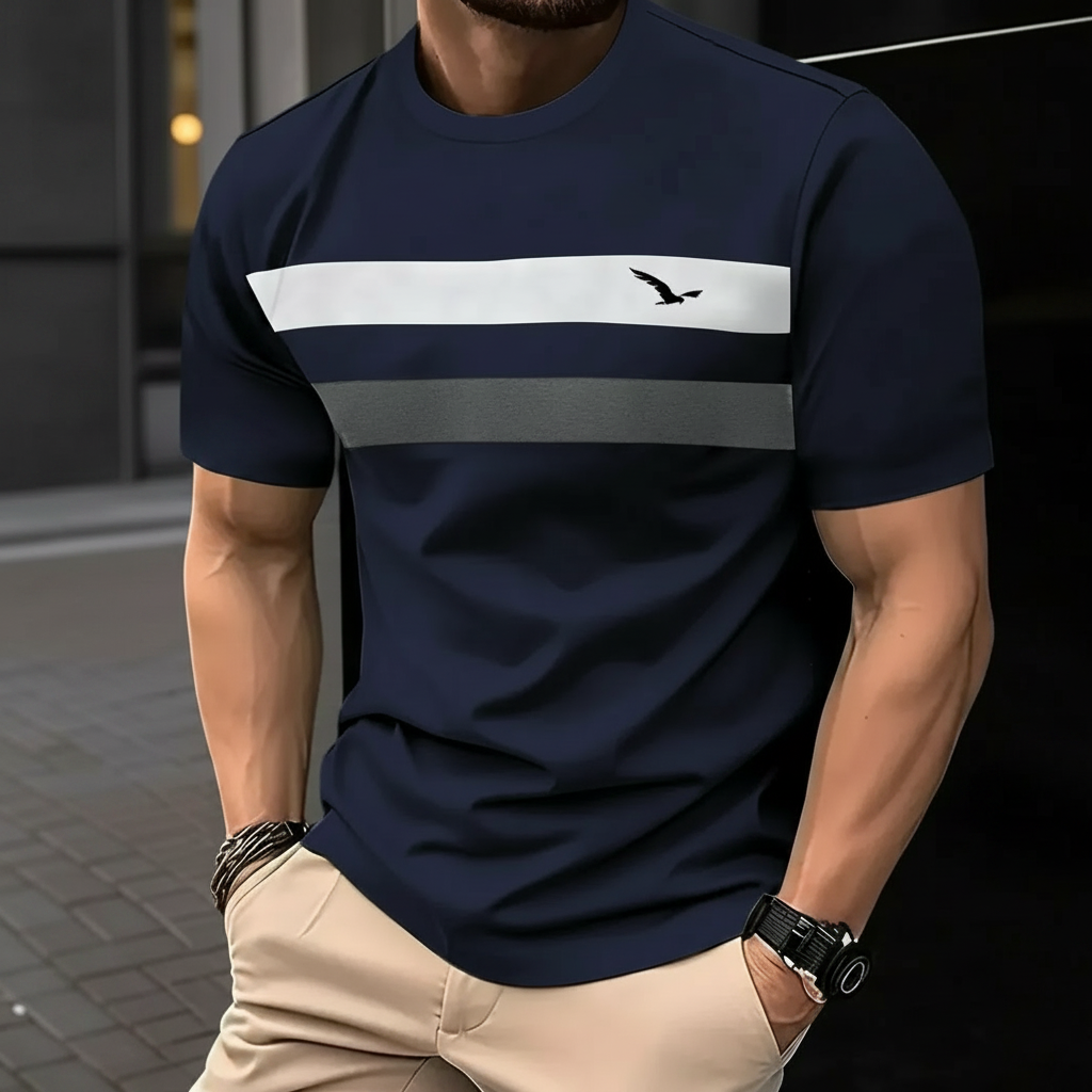 Short Sleeve Round T Shirt For Men