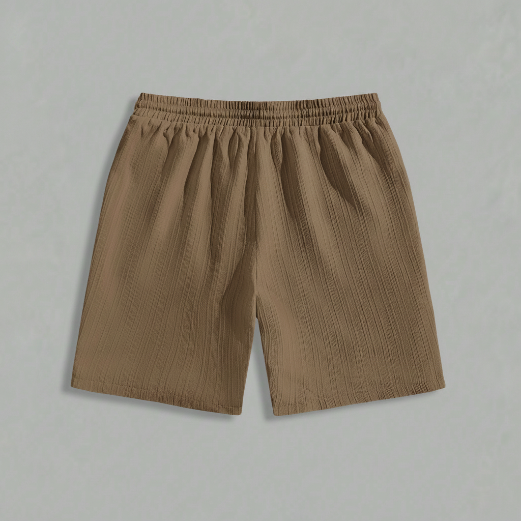 Solid Color Drawstring Athletic Shorts With Pockets For Men