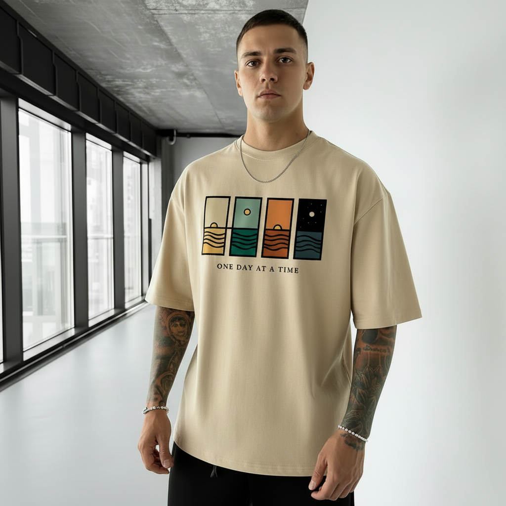 Graphic Print Short Sleeve T Shirt For Men
