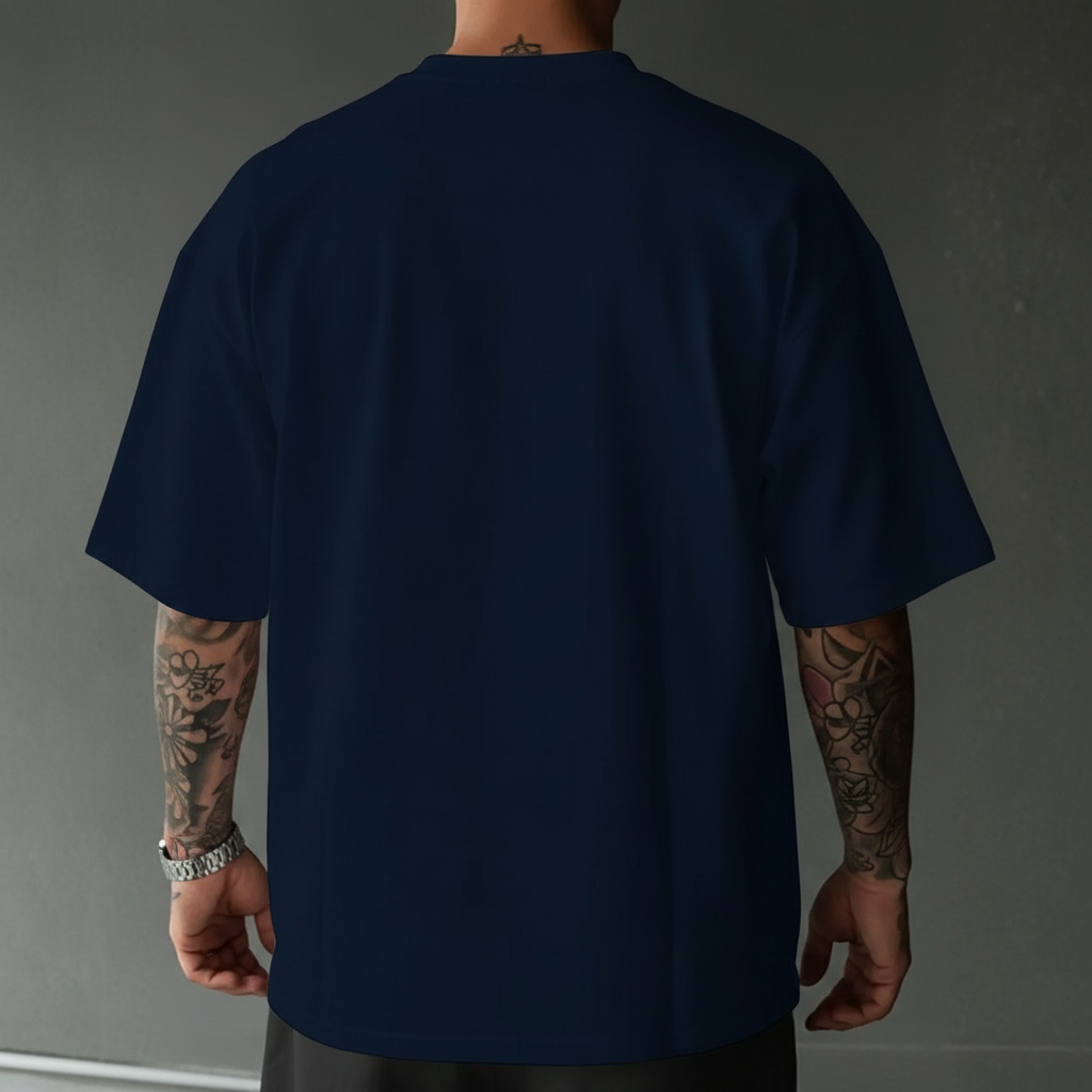 Printed Pattern Round Short Sleeve T Shirt For Men