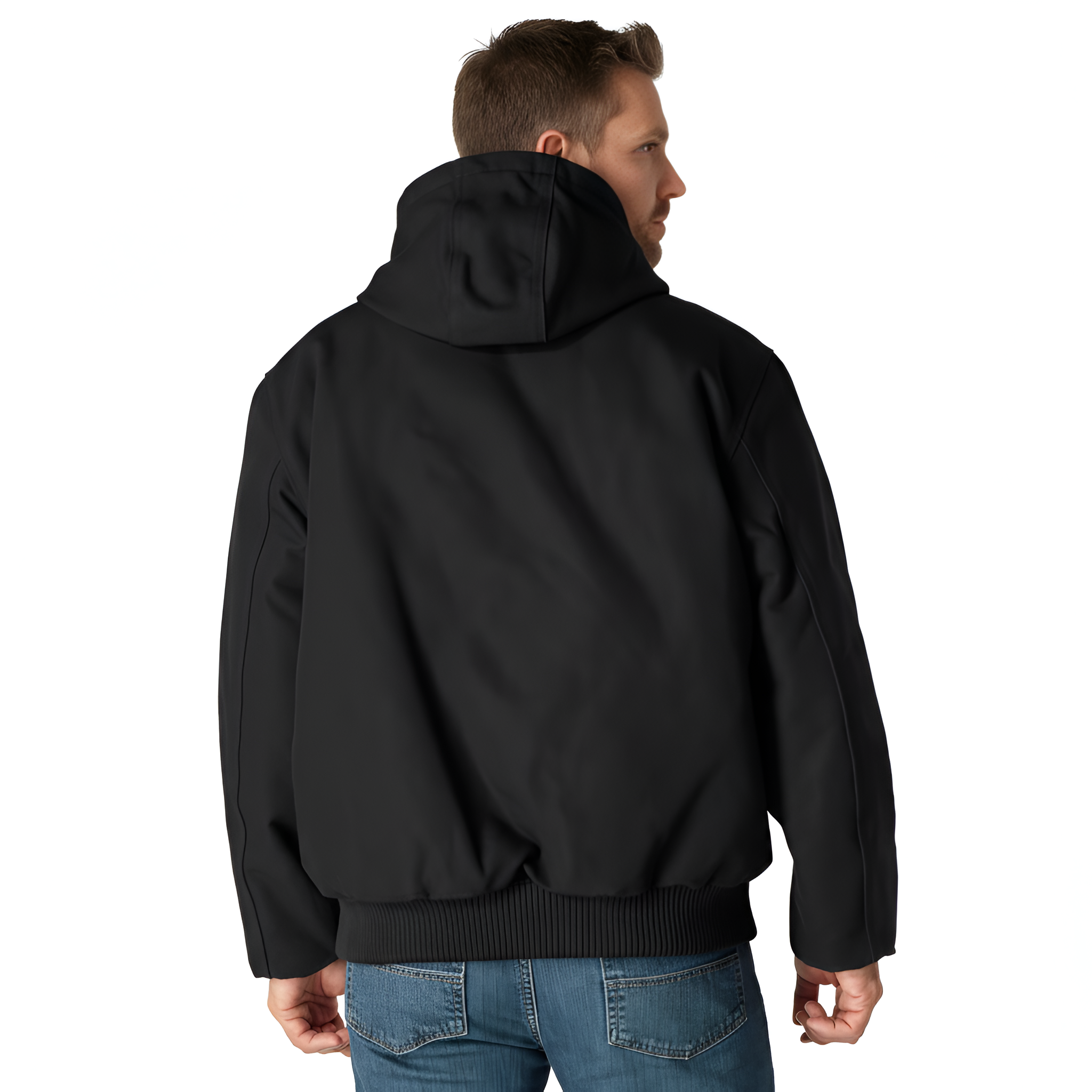 Men Loose Fit Firm Duck Insulated Flannel-Lined Active Jac