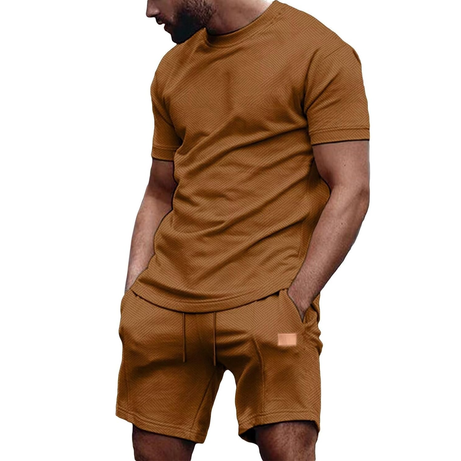 Summer Beach Short Sleeve Shirt And Short Sets For Men
