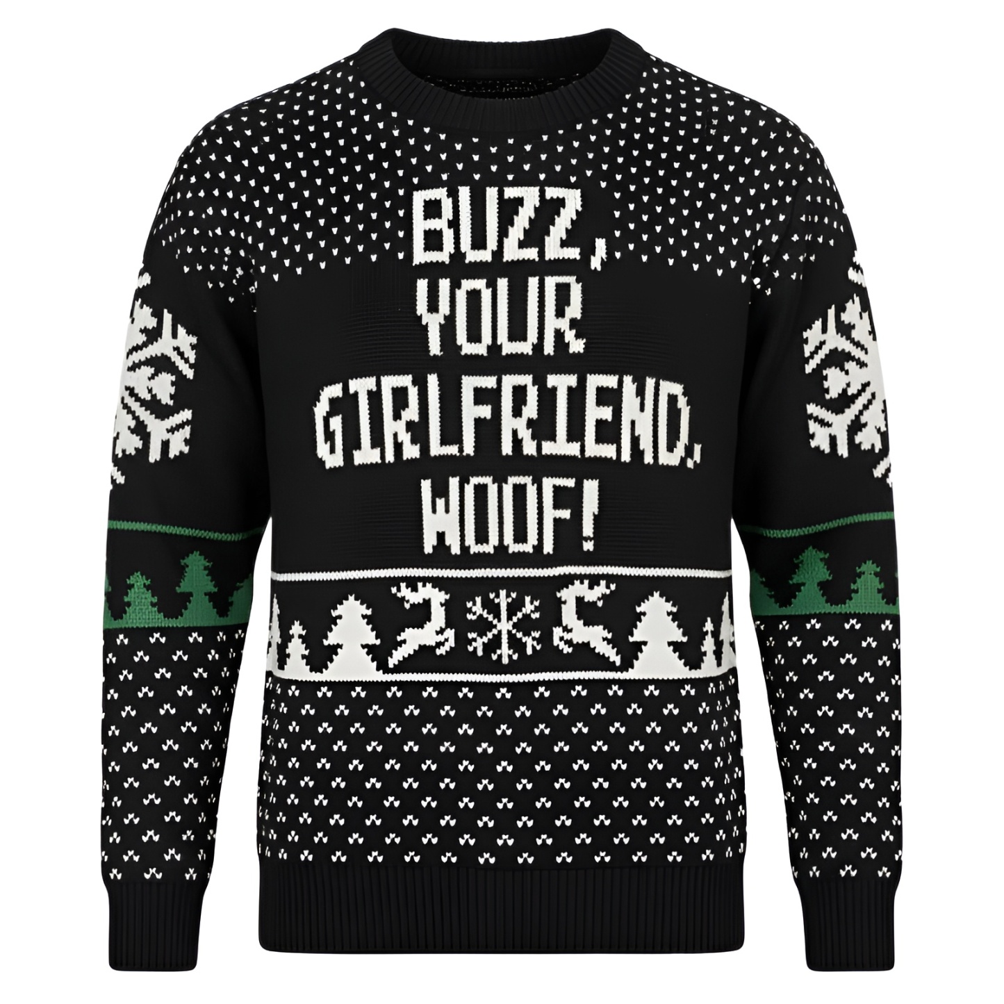 Holiday Quote Knit Ugly Sweater Winter Festive Pattern Design