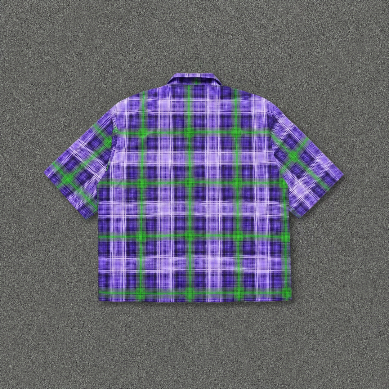 Graphic Print Rhinestone Plaid Casual Fitted Shirt For Men