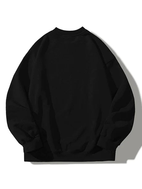 Denim Bear Crew Neck Sweatshirt-Vacay Outfit