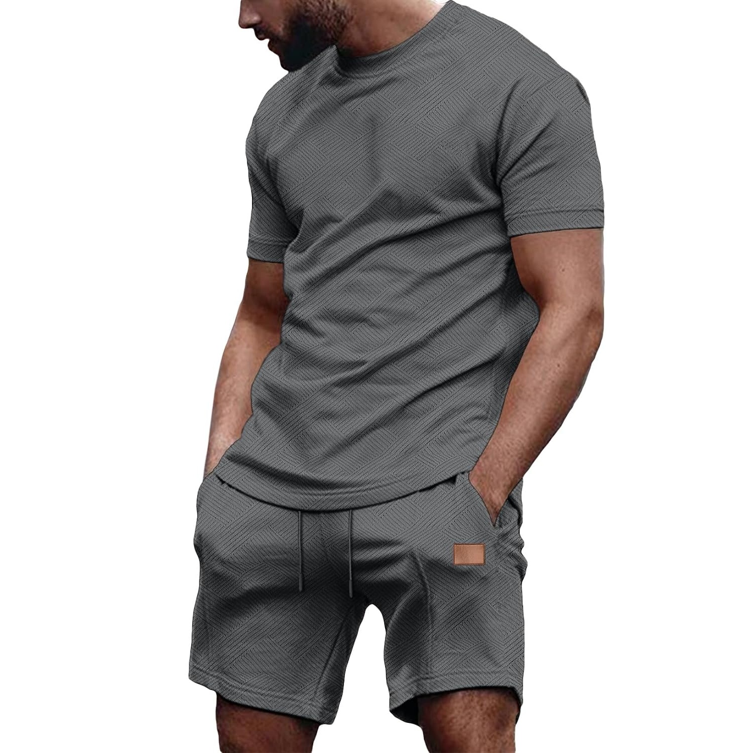 Summer Beach Short Sleeve Shirt And Short Sets For Men