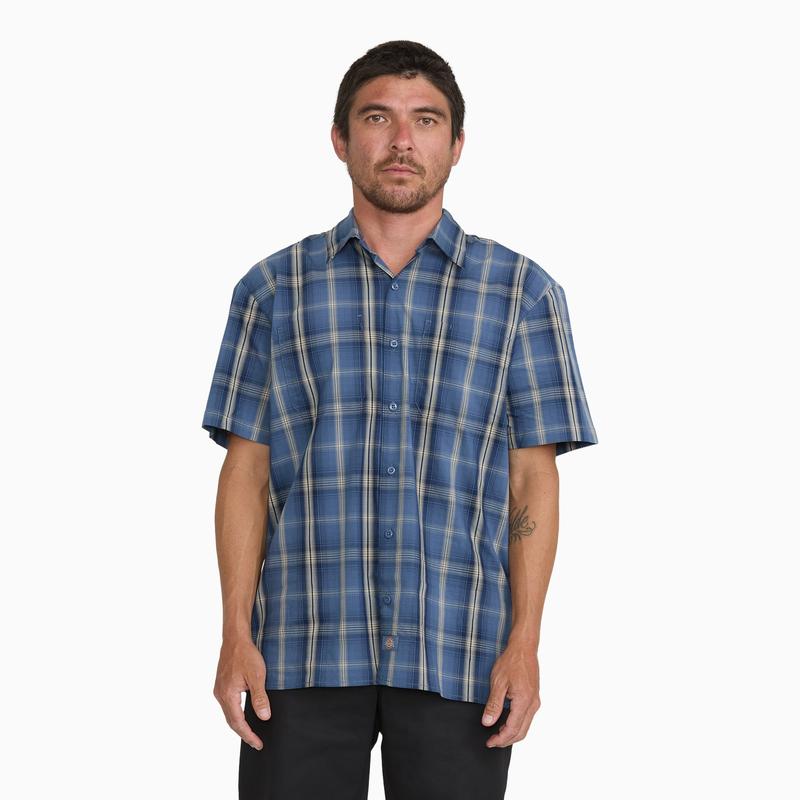  Regular Fit Classic Plaid Lightweight Shirt For Men